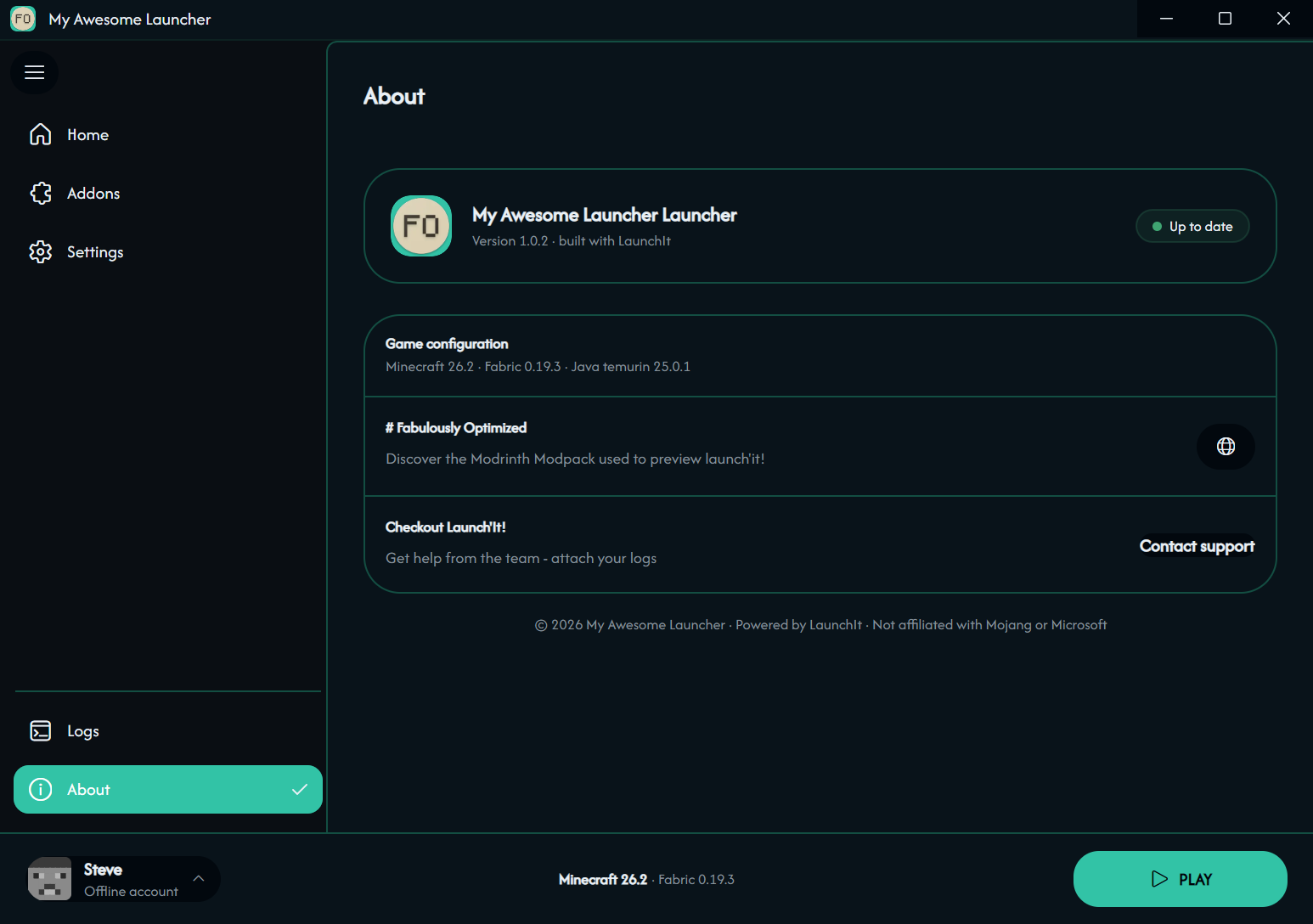 The desktop app your players will love.